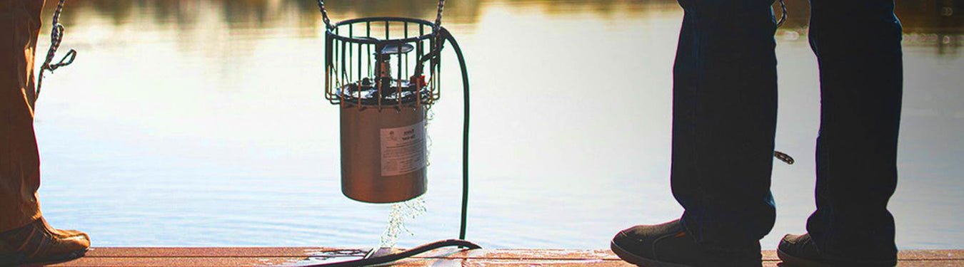 Paragon Ponds - De-Icers for Marina's and Dock's to Keep Ice Away and to Protect Boats and Dock's.