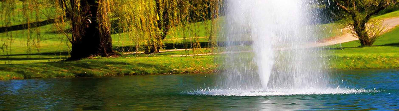 Paragon Ponds - pond fountains, also known as a pond aerator fountain, helps keep water moving and oxygenated, which improves water quality and promotes a healthy aquatic ecosystem.