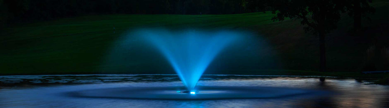 Paragon Ponds Lighting Kits for Pond and Lake Aerators and Fountains to Enhance the User Experience