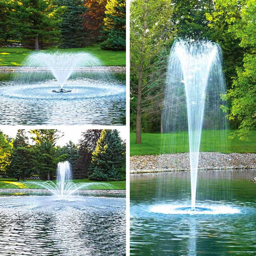 Airmax EcoSeries 1/2 HP Pond Aerating Fountain with 3 Spray Patterns at Paragon Ponds