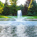 Airmax EcoSeries 1/2 HP Pond Aerating Fountain with 3 Spray Patterns (Crown and Trumpet Spray Pattern Pictured) at Paragon Ponds