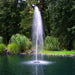 EasyPro AquaFountain 1/2 HP Floating Fountain Shown with Rocket Nozzle Spray Pattern - 115V at Paragon Ponds