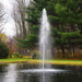 EasyPro AquaFountain 1/2 HP Floating Fountain Shown with Rocket Nozzle Spray Pattern - 115V at Paragon Ponds