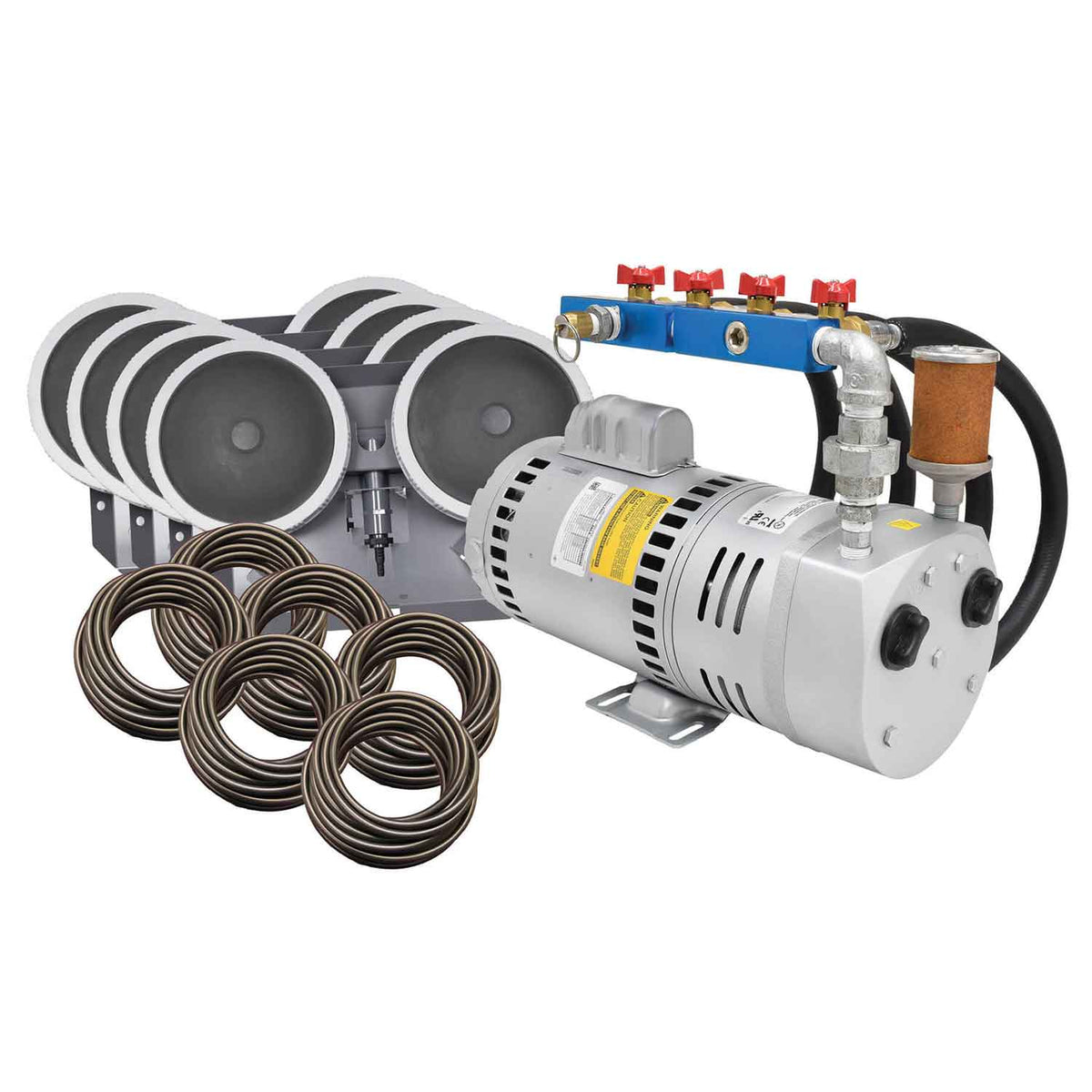EasyPro PA75 Sentinel 3/4 HP Rotary Vane Aeration System, 115V ...