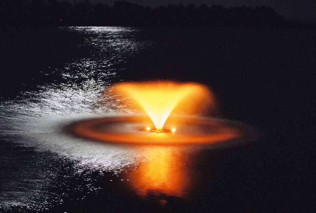 Kasco Marine 1/2 HP Aerating 2400 VFX Series 120V Fountain Orange Light Kit at Paragon Ponds