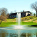 Kasco Marine 3.1JF 3 HP Floating Fountain with 5 Spray Patterns - 208-240V Single Phase Linden Spray Pattern at Paragon Ponds