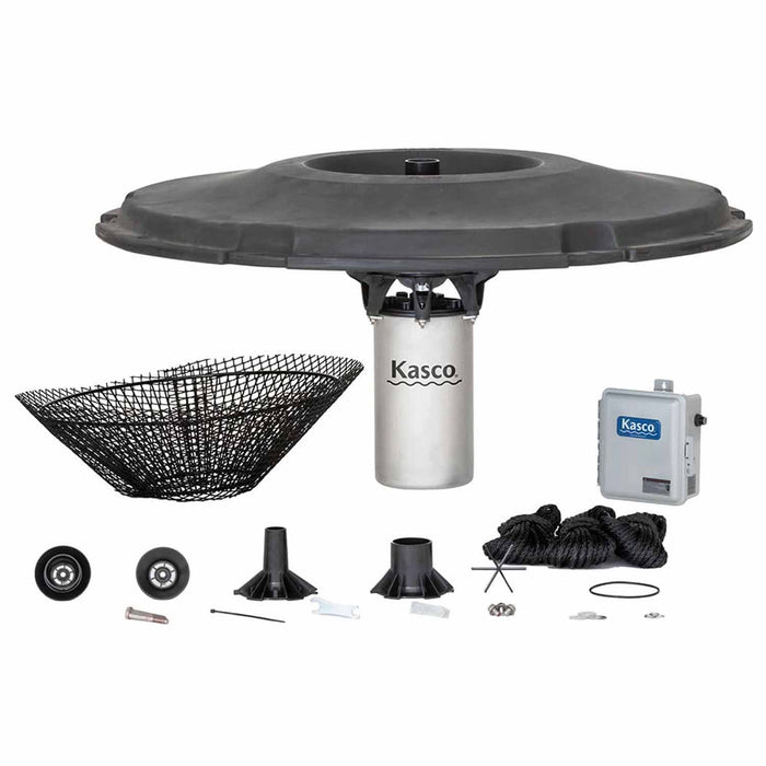 Kasco Marine 5.1JF 5 HP Floating Fountain with 5 Spray Patterns - 208-240V Single Phase Kit at Paragon Ponds