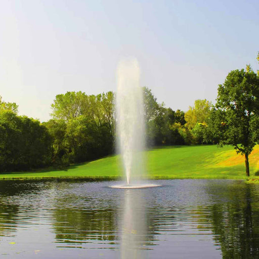 Kasco Marine 7.3JF 7.5 HP Floating Fountain with 5 Spray Patterns - 208-240V Three Phase - Spruce Nozzle - Paragon Ponds