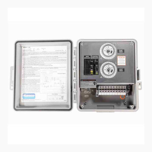 Kasco Marine C-95 Control Panel with 208-240V GFCI and 120V GFI Outlets at Paragon Ponds