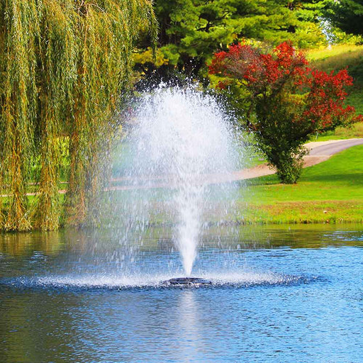 Kasco Marine 2.3JF Floating 2 HP Fountain Birch Display Pattern at Paragon Ponds