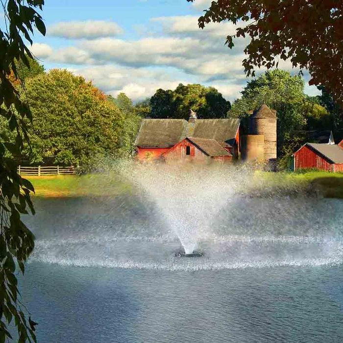 Kasco Marine 1 HP Aerating 4400 VFX Series 208-240V Fountain Farm at Paragon Ponds