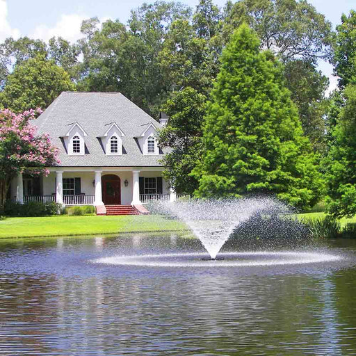 Kasco Marine 2 HP 8400 VFX Series 208-240 Volt Aerating Fountain House at Paragon Ponds