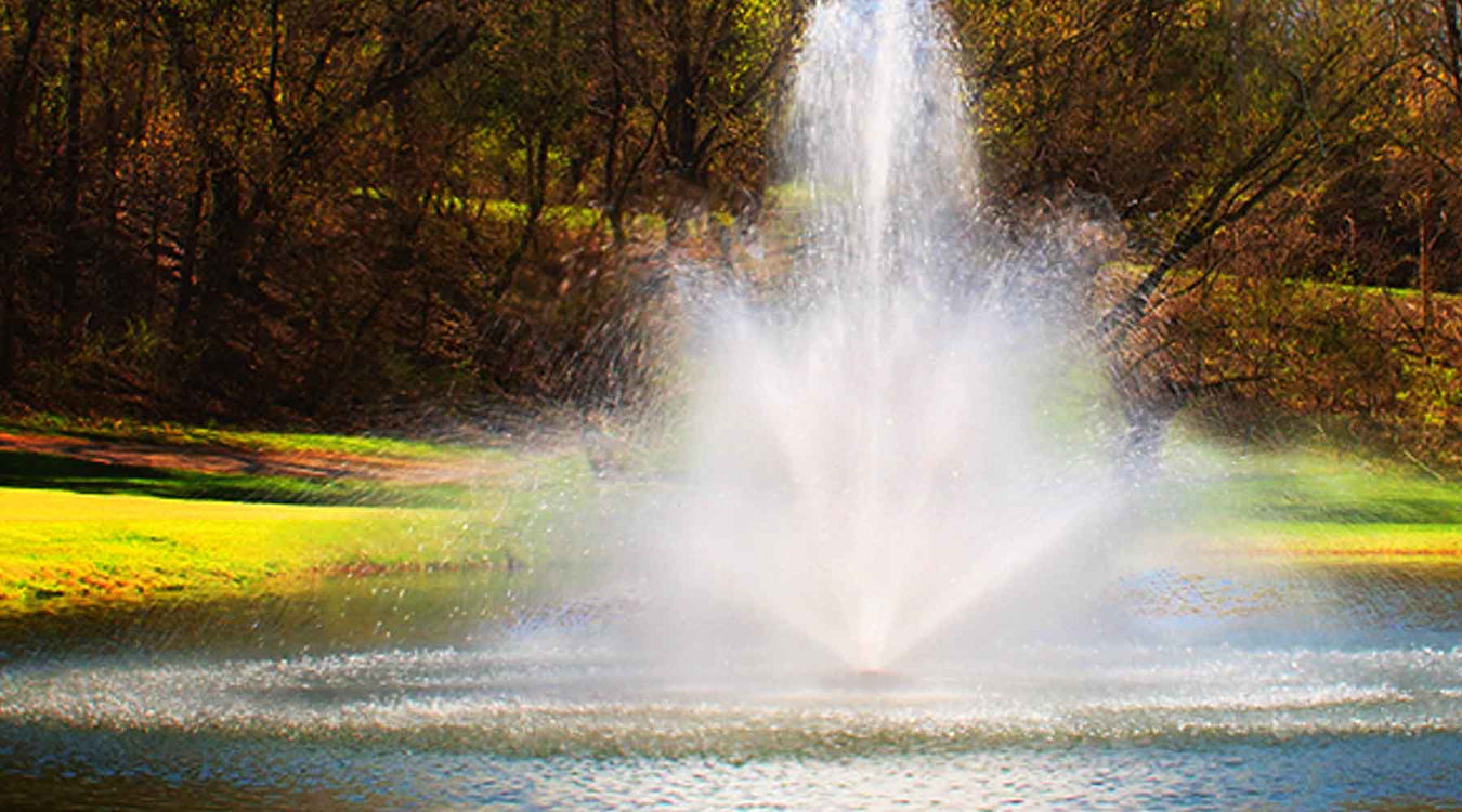 Paragon Ponds Fountains to Create Beauty and Provide Aeration Reducing Sediment and Algae Build Up