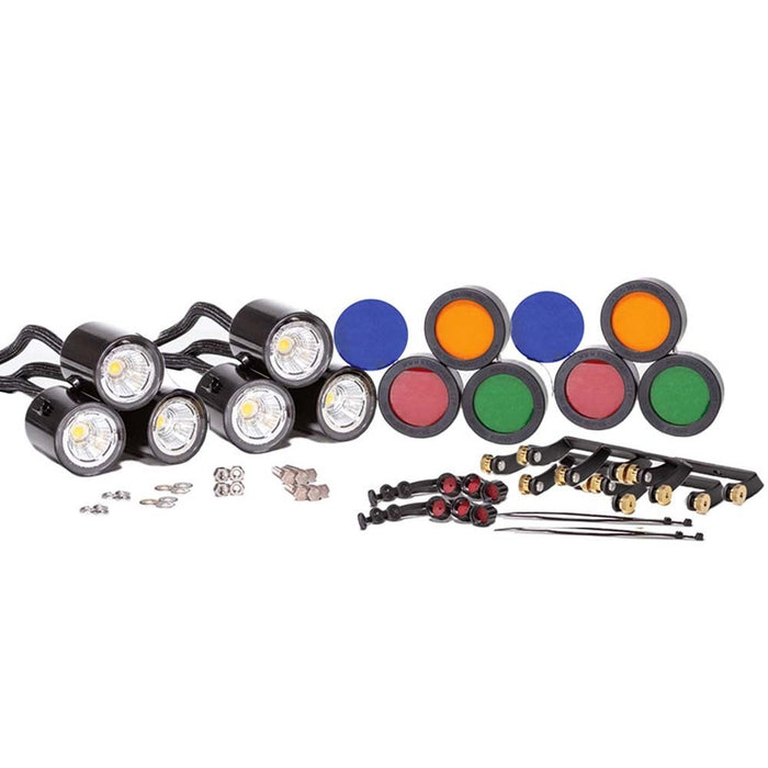 Kasco WaterGlow Composite LED Lighting Kit - 6 Light Kit for Fountains - All Parts at Paragon Ponds