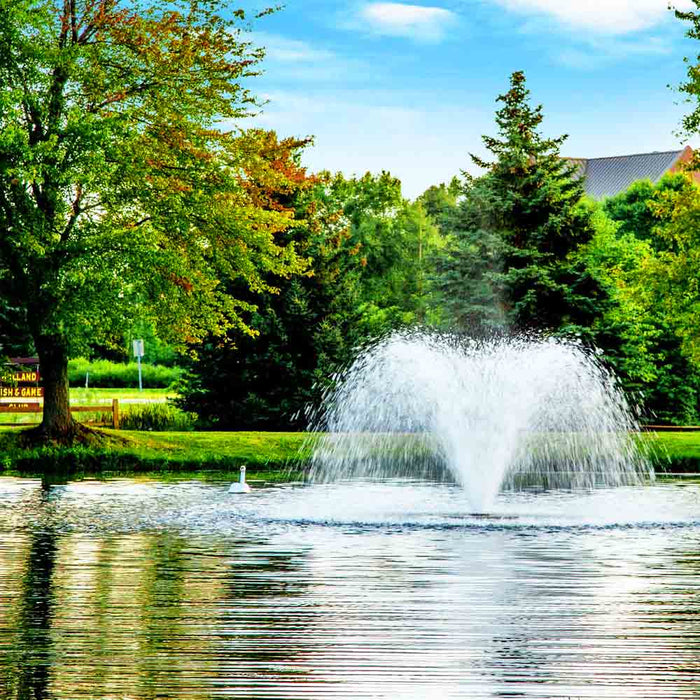 Scott Aerator 1 HP DA-20 Pond Aerating Fountain Evergreens at Paragon Ponds