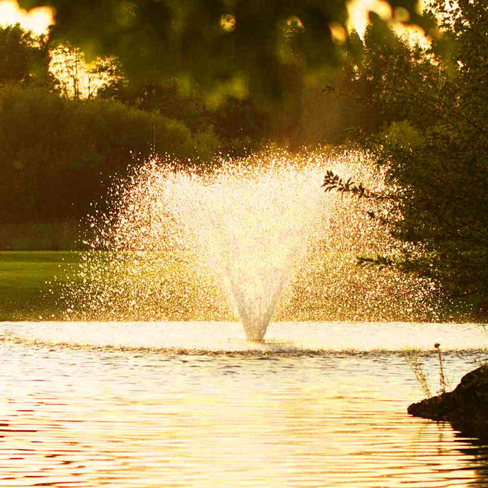 Scott Aerator 1 HP DA-20 Pond Aerating Fountain Sunlight at Paragon Ponds