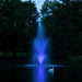 Scott Aerator Amherst Fountain 1 HP 230V Night Dark Blue RGB LED at Paragon Ponds