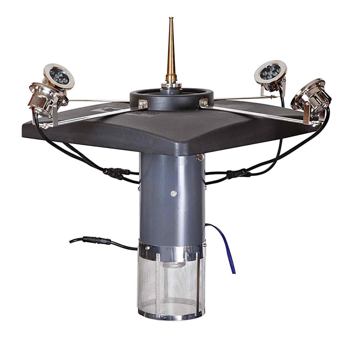 Scott Aerator Night Glo RGB LED Four Light Fountain Lighting Kit at Paragon Ponds